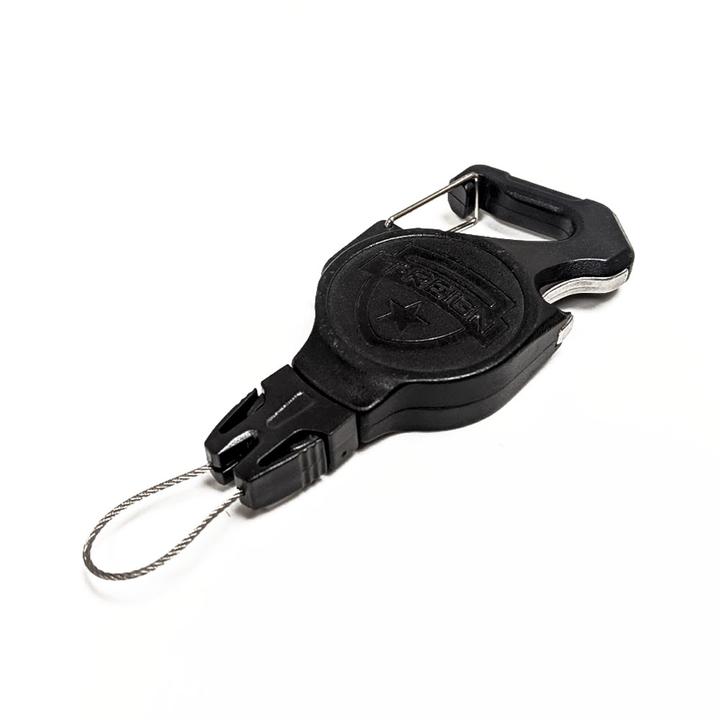 T-Reign Small Retractable Carabiner with Bottle Opener