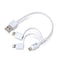 Texenergy 3 in 1 Cable Multiple USB Micro USB Cable