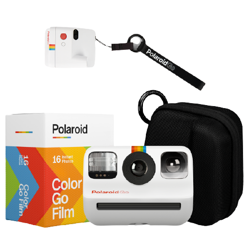 Polaroid GO Starter Kit (Polaroid GO + GO Film + GO Camera Wrist Strap + GO Camera Case)