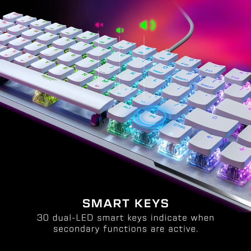 ROCCAT Vulcan II Mini 65% Optical Gaming Keyboard - White