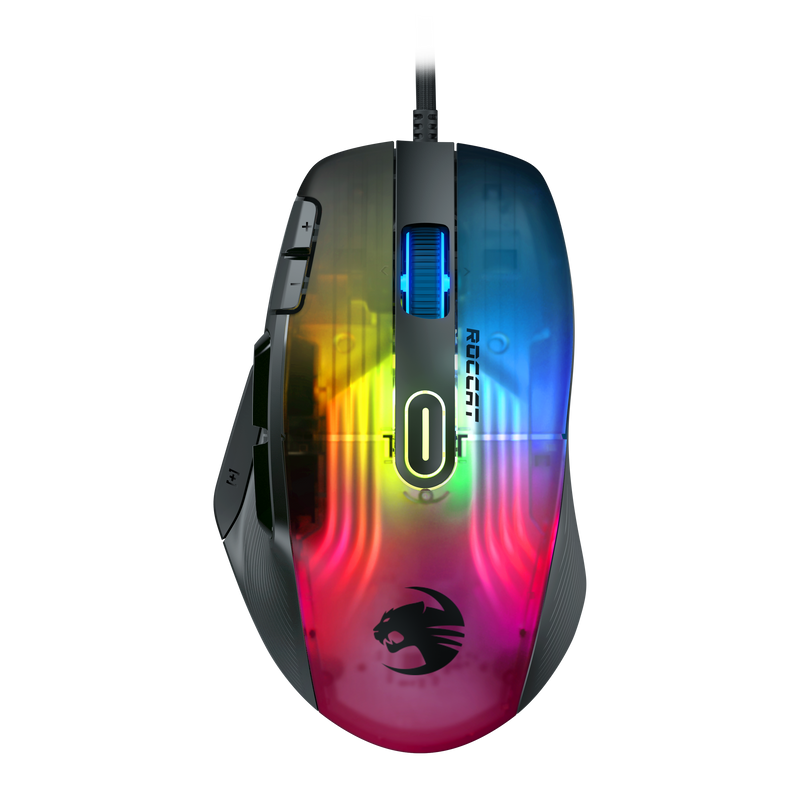 Roccat Kone XP Lightweight & Tactile Gaming Mouse with Customisable 3D RGB Lights