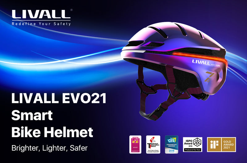 LIVALL EVO21, Smart Cycling Helmet Dark