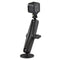 RAM® Drill-Down Mount with Double Socket Arm with Action Camera Adapter
