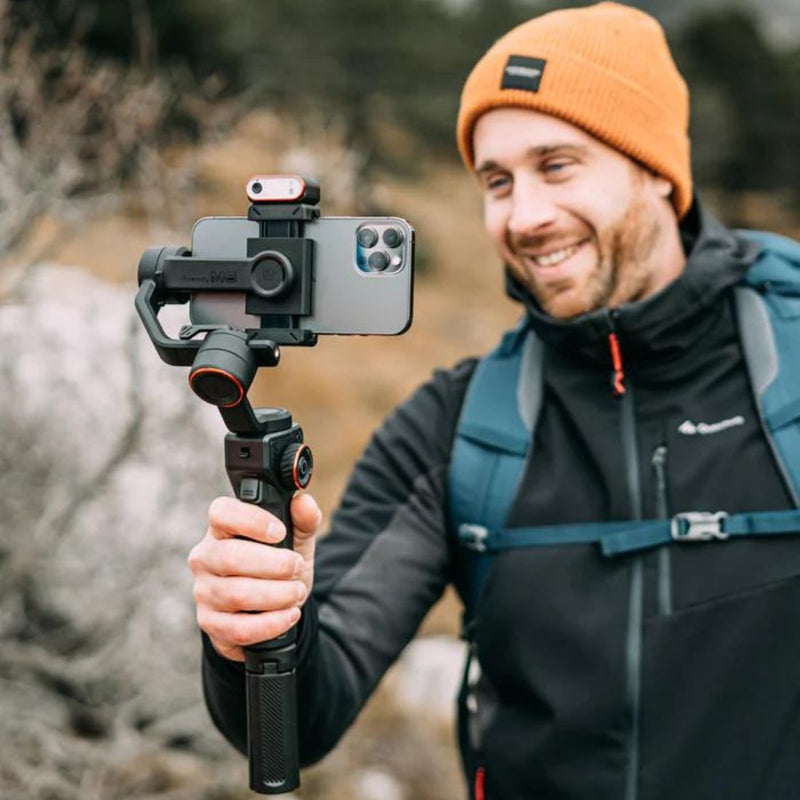 Hohem iSteady M6 Pro Kit 3-Axis Structure Smartphone Gimbal with Magnetic Fill light & Integrated with AI Tracking Module